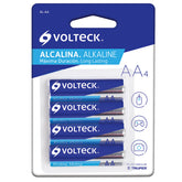 Pila alcalina tamano aa, blister con 4 voltech